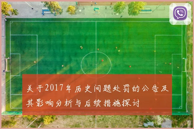 关于2017年历史问题处罚的公告及其影响分析与后续措施探讨